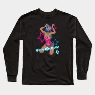 Gyaru Kawii Cute 2000s retro Long Sleeve T-Shirt